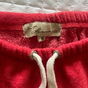 Super comfy red sweatpants